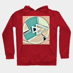 MOD PASTEL ART DECO GEOMETRIC DESIGN Hoodie